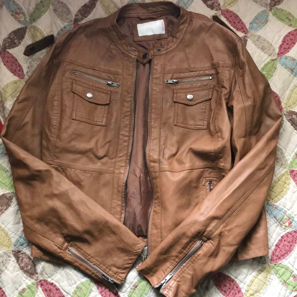 Xhilaration Faux Leather Jacket ASO Lydia Martin